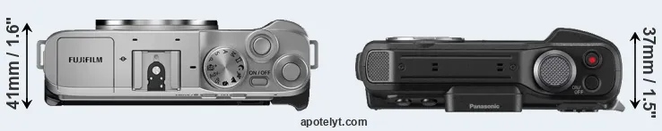 Compare X-A7 versus FT7 top