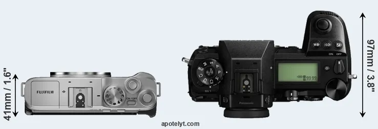 Compare X-A7 versus S1 top
