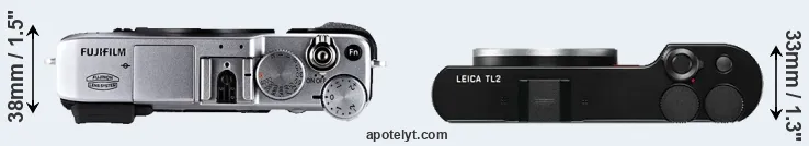 Compare X-E1 versus TL2 top