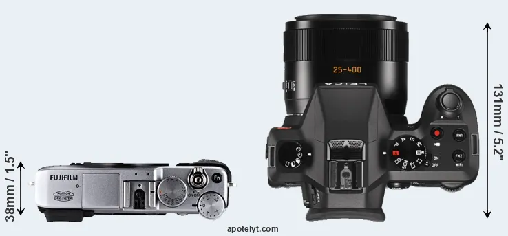 Compare X-E1 versus V-LUX Typ 114 top