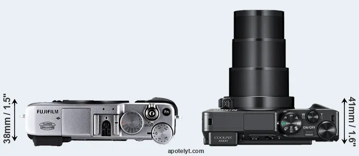 Compare X-E1 versus A1000 top