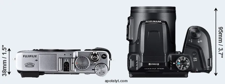 Compare X-E1 versus B500 top