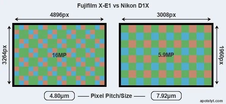 X-E1 versus D1X MP