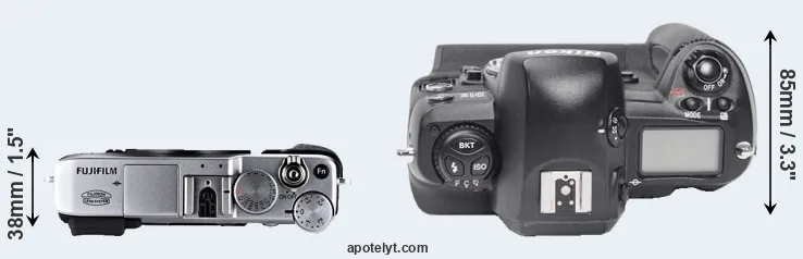 Compare X-E1 versus D1X top