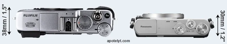 Compare X-E1 versus GM1 top