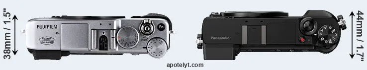 Compare X-E1 versus GX85 top