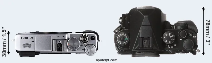 Compare X-E1 versus KP top