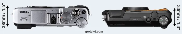Compare X-E1 versus WG-6 top