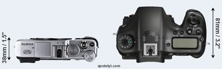 Compare X-E1 versus A68 top