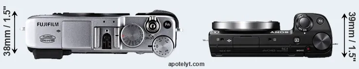 Compare X-E1 versus NEX-5R top