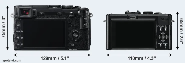 Comparison X-E2 or D-LUX 5 rear