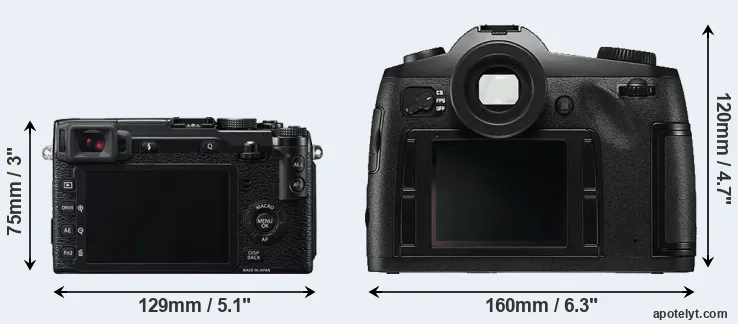 Comparison X-E2 or S Typ 006 rear