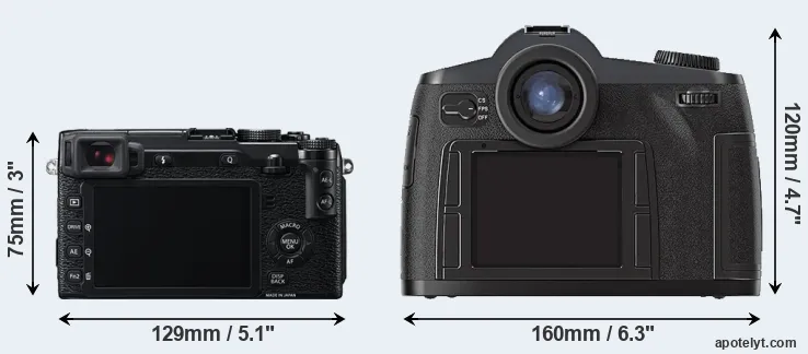 Comparison X-E2 or S2 rear