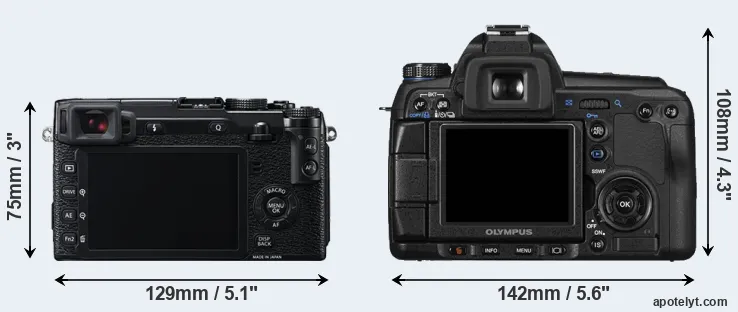 Comparison X-E2 or E-30 rear