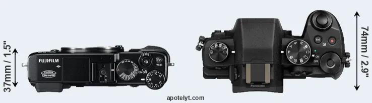 Compare X-E2 versus G85 top