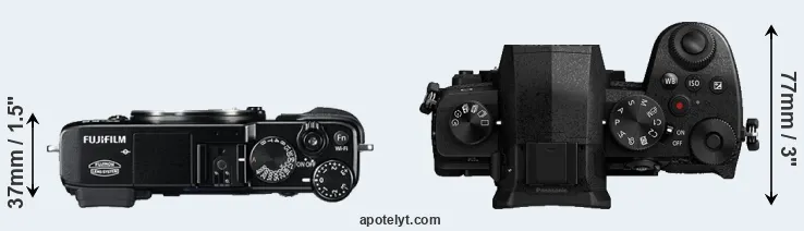 Compare X-E2 versus G95 top