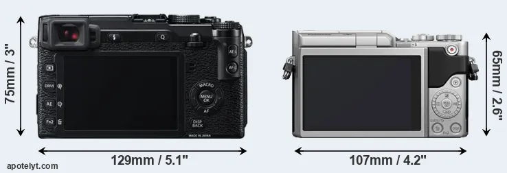 Comparison X-E2 or GX800 rear