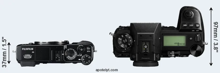 Compare X-E2 versus S1 top