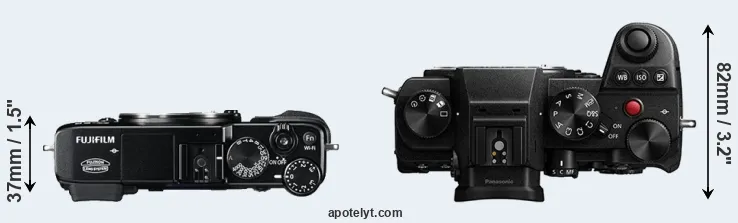 Compare X-E2 versus S5 top