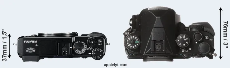 Compare X-E2 versus KP top
