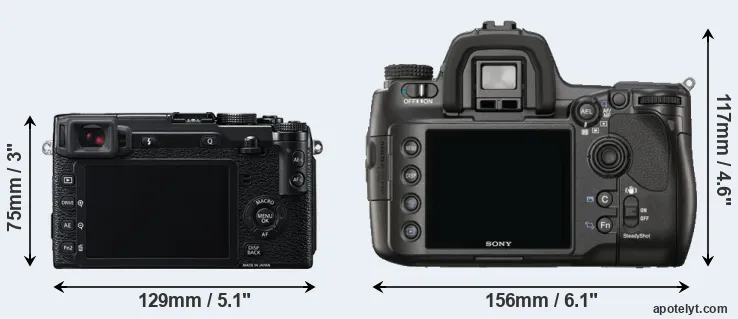 Comparison X-E2 or A900 rear