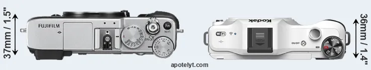 Compare X-E2S versus S-1 top