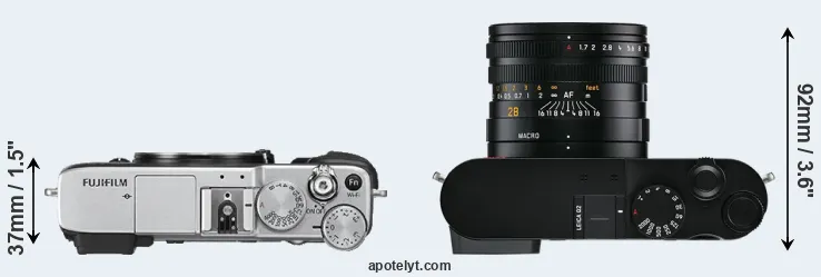 Compare X-E2S versus Q2 top