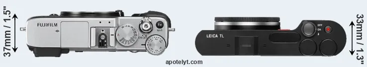 Compare X-E2S versus TL top