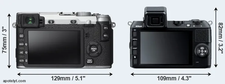 Comparison X-E2S or V2 rear