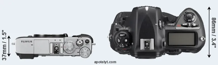 Compare X-E2S versus D2Xs top