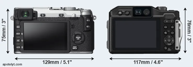 Comparison X-E2S or FT7 rear