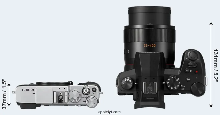 Compare X-E2S versus FZ1000 II top
