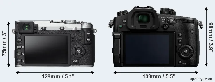 Comparison X-E2S or GH5 rear