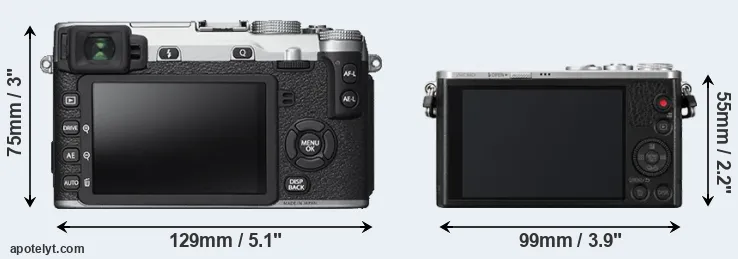 Comparison X-E2S or GM1 rear