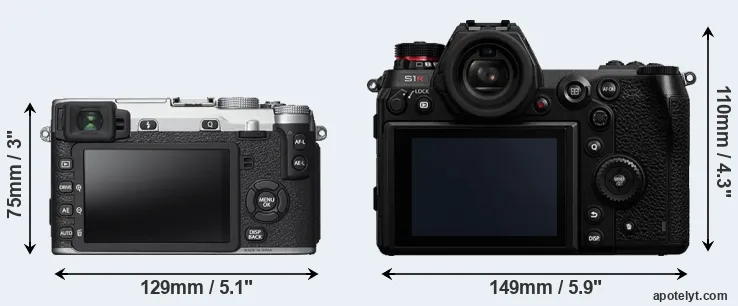 Comparison X-E2S or S1R rear