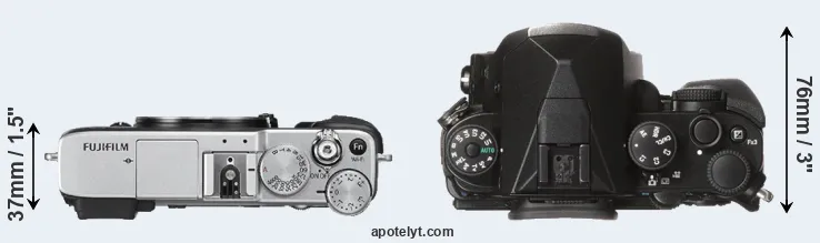 Compare X-E2S versus KP top