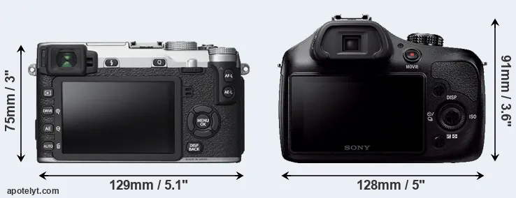 Comparison X-E2S or A3000 rear