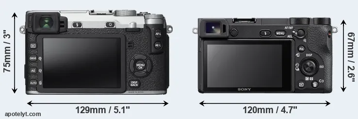 Comparison X-E2S or A6500 rear