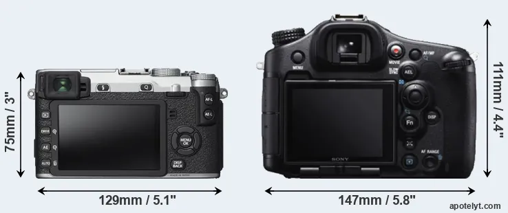 Comparison X-E2S or A99 rear