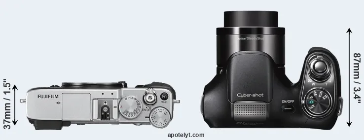 Compare X-E2S versus H200 top