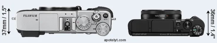 Compare X-E2S versus HX99 top