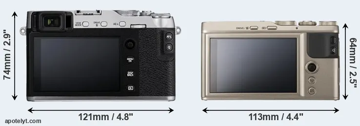 Comparison X-E3 or XF10 rear