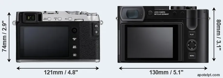 Comparison X-E3 or Q3 rear