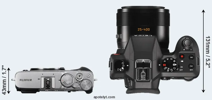 Compare X-E3 versus V-LUX Typ 114 top