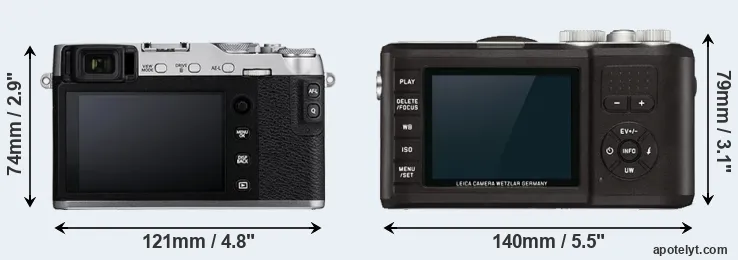 Comparison X-E3 or X-U Typ 113 rear