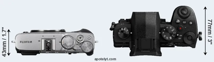 Compare X-E3 versus G90 top