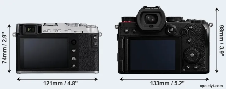 Comparison X-E3 or S5 rear