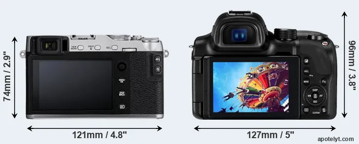 Comparison X-E3 or NX30 rear