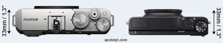 Compare X-E4 versus XQ1 top