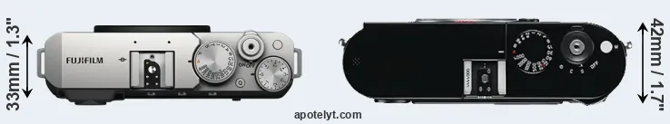Compare X-E4 versus M Typ 240 top